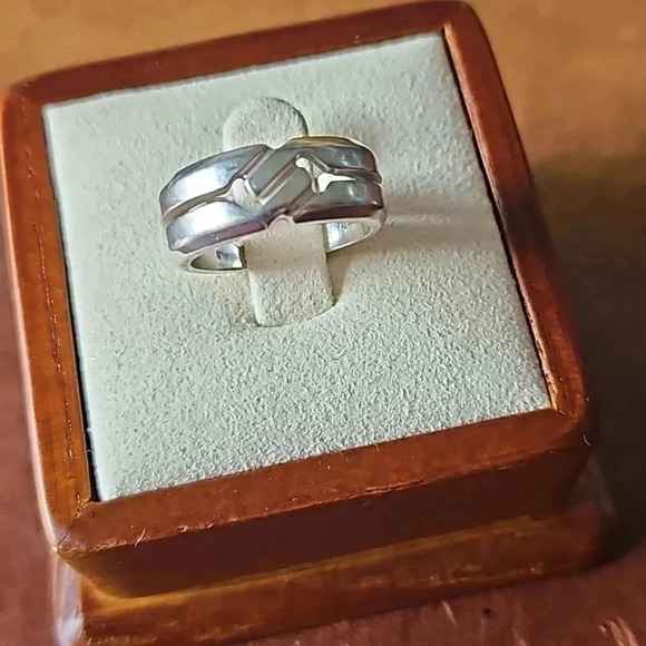 Gucci Jewelry - Gucci Interlockong G Logo 925 Sterling Silver Ring, Size 4.5